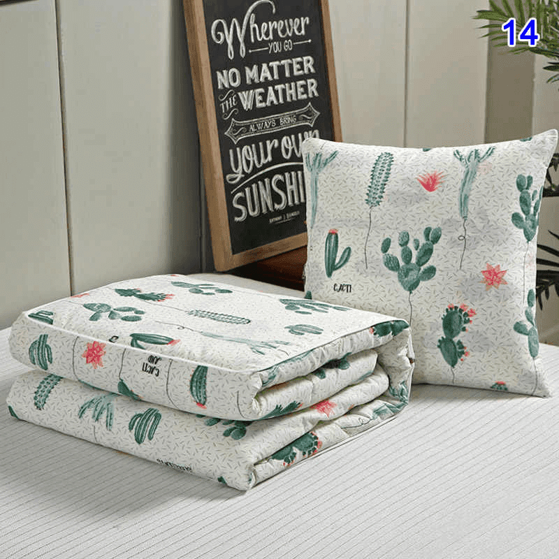 Bộ gối mền 2 trong 1 theo chủ đề thiên nhiên - Mẫu 13