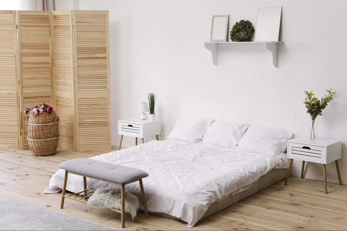 thiết kế phòng ngủ nhỏ tối giản