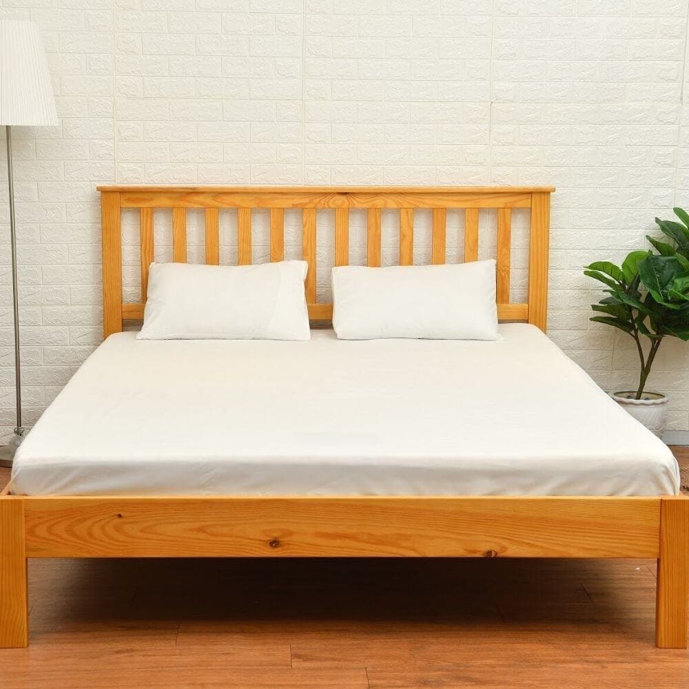 mẫu giường cưới gỗ tự nhiên