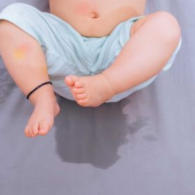 nệm bị dính nước tiểu