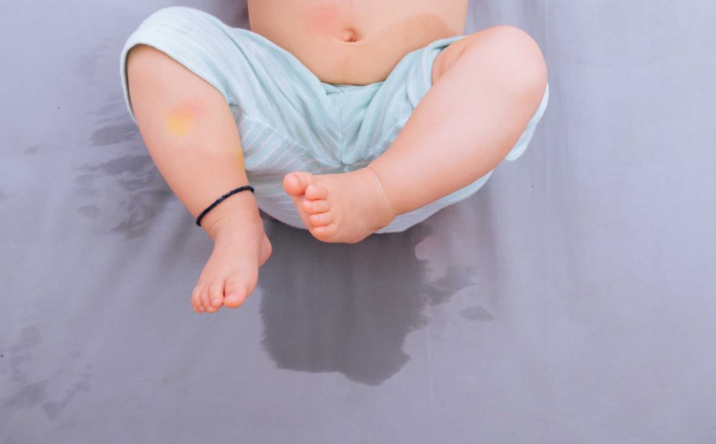 nệm bị dính nước tiểu