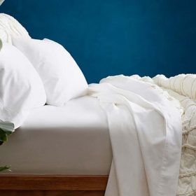 lựa chọn drap giường màu trơn