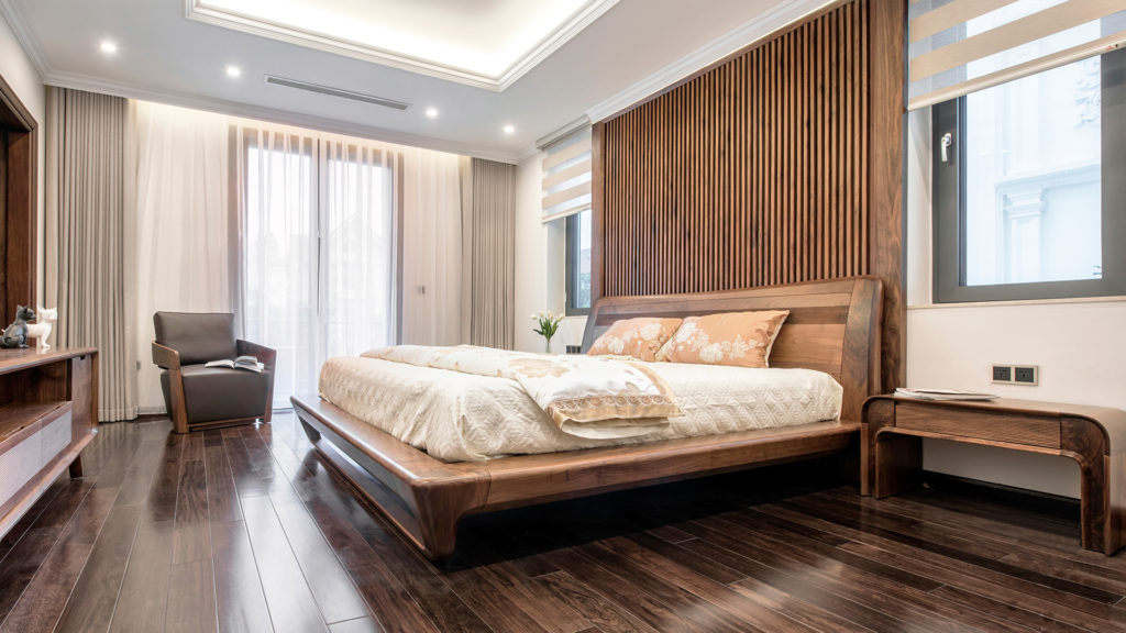 hướng giường ngủ phong thủy phòng ngủ