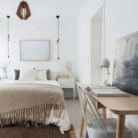 phòng ngủ kiểu hàn quốc đơn giản