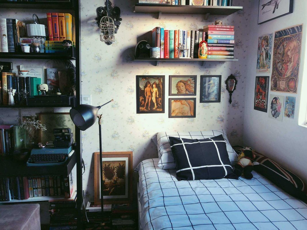 thiết kế phòng ngủ phong cách vintage