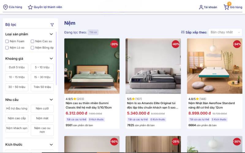 Chọn sản phẩm bạn cần mua trả góp